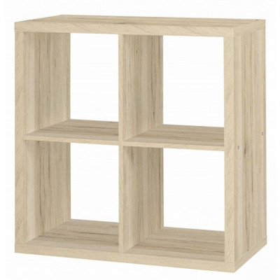 Bibliothèque SAN REMO 2X2 cases - chêne clair