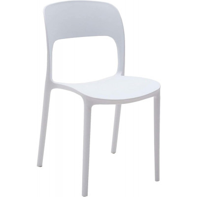 Chaise  EMILIE - Polypropylène BLANC