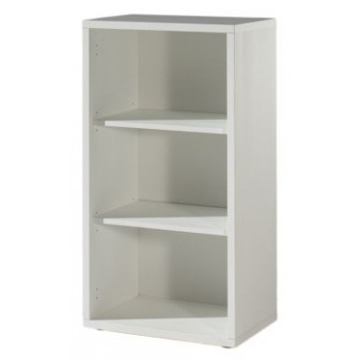 Armoire RONTO L60 H112 P40 cm Basse ouverte Blanc