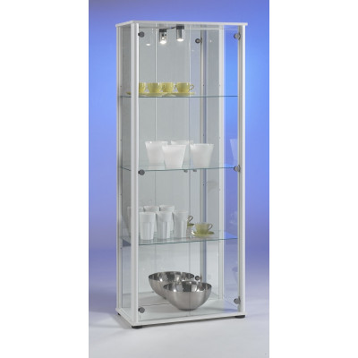 Vitrine  2 portes TAHAA/BORA blanc