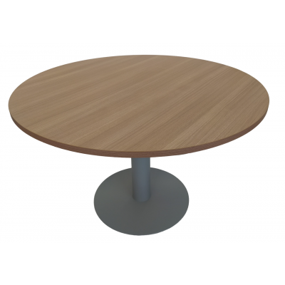 Table de réunion ronde TEXAS D120 H73 cm Piétement Métal.