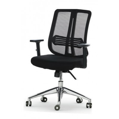 Fauteuil Direction ASTRAL noir sans têtière