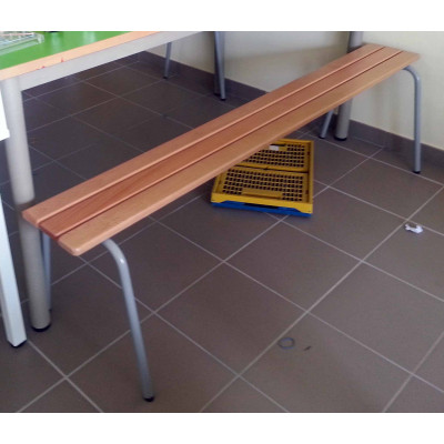 Banc BOSTON L160 cm sans dossier - maternelle