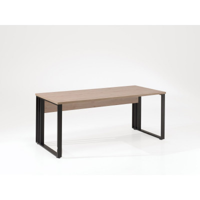 Bureau JANEIRO L160 H73 P80 Chêne/Noir
