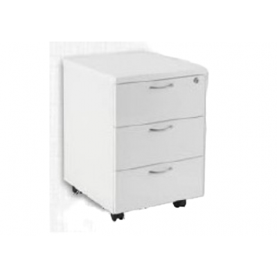 Caisson CR 3 Tiroirs mobile gris