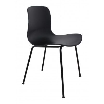 Chaise  NOEMIE - Métal / Polypropylène noir