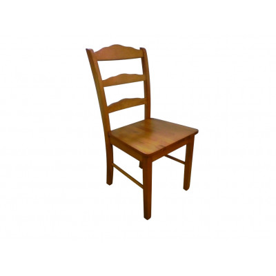 Chaise HAVANA en hévéa massif teinté chêne 