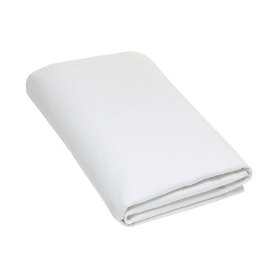 Drap plat 240x300 COTON 57 FILS blanc