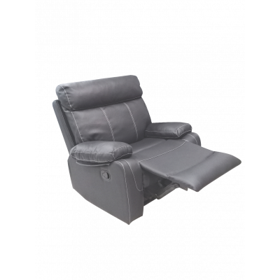 Fauteuil Recliner MAX tissu gris anthracite 