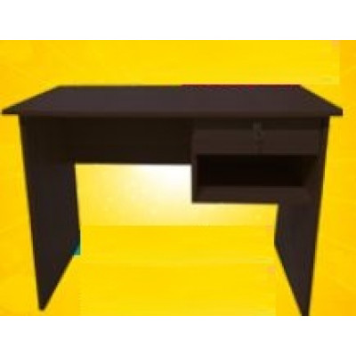 Bureau 1 tiroir HAL Wengé