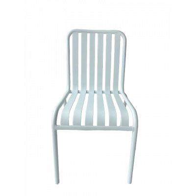Chaise blanca extérieur blanc