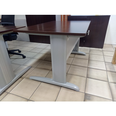 Bureau TONO L120 P80 H73 WENGE ARGENT