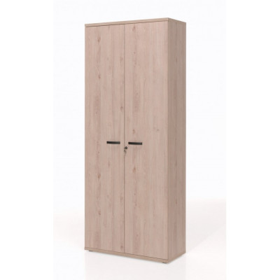 Armoire JANEIRO L90 H216 P40 cm Haute 2 portes Chêne Printemps