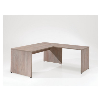Bureau L180 + retour JANEIRO H73 P180 Chêne Printemps