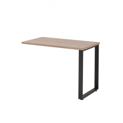 Retour JANEIRO L100 H73 P65 cm Chêne Humus / Métal Noir