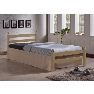 Lit 90X190 MÉGARA bois massif teinte naturel
