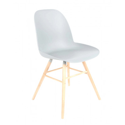 Chaise  MALMO pieds en bois Blanc