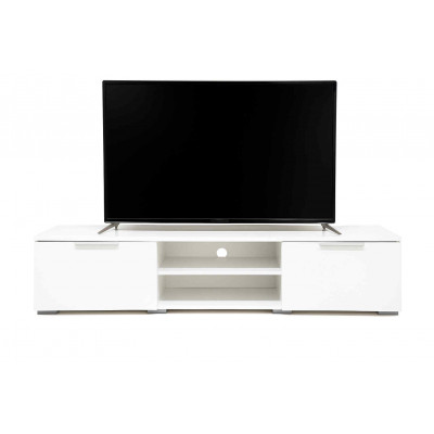 Meuble TV  MATCH blanc 2 portes