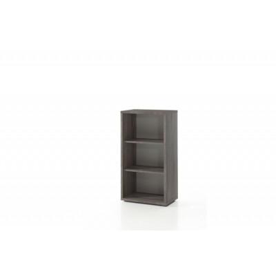 Armoire RONTO L60 H112 P40 cm basse ouverte Gris