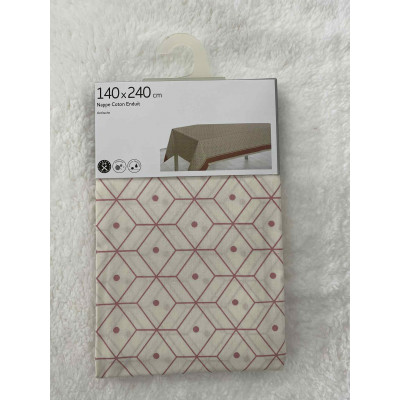 Nappe COTON blush 140 X 240 
