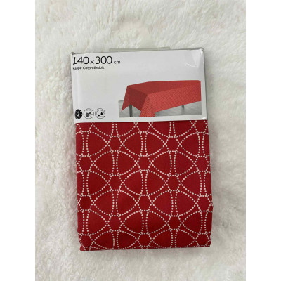 Nappe COTON 140 X 300 ROUGE
