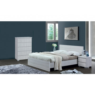 Chambre 3 Pièces ALBA chêne clair relief