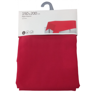 Nappe EFFECT 150 x 200 cm rouge