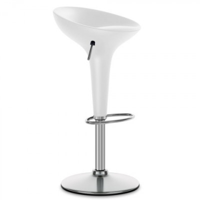 Tabouret de bar SPHERE. blanc