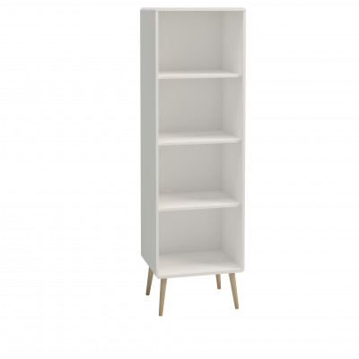 Bibliothèque SOFTLINE 4 cases Blanc