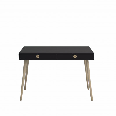 Bureau 2 Tiroirs SOFTLINE NOIR