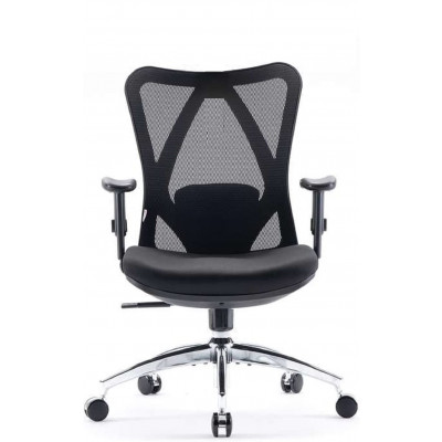 Fauteuil Dactylo RIGEL sans appuie-tête noir