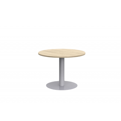 Table de réunion ronde ROL D100 H73 cm Piétement Métal