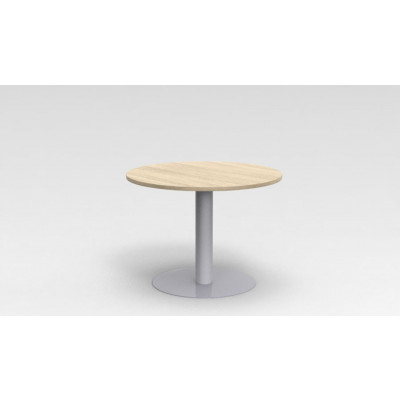 Table de réunion ronde ROL D100 H73 cm Piétement Métal