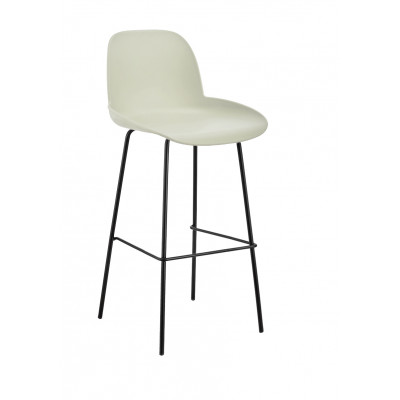 Tabouret de bar ROMANE Blanc