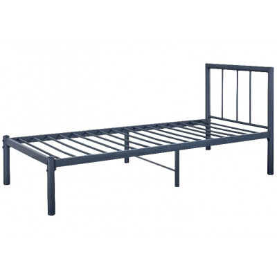 Lit 1 place 90x190cm ROMEO métal Anthracite