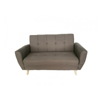 Canapé STEEVE 2 places tissu BEIGE