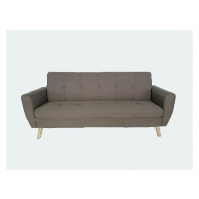 Canapé STEEVE 3 places tissu BEIGE