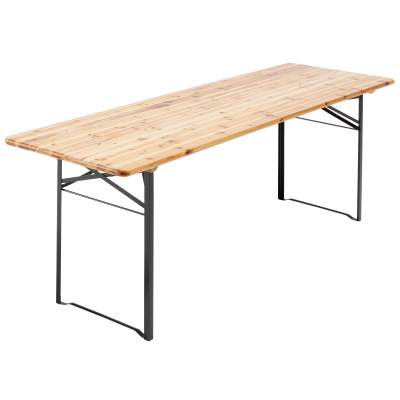 Table en bois pliante L220