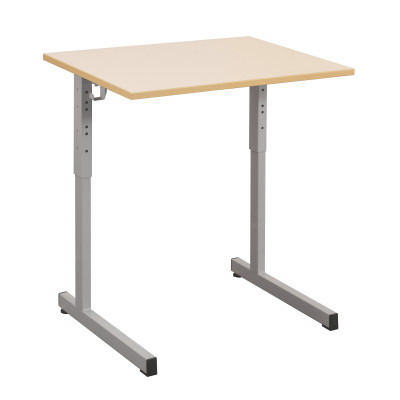 Gamme Gange T3 à T6 réglable 70 x 50 Table scolaire réglable