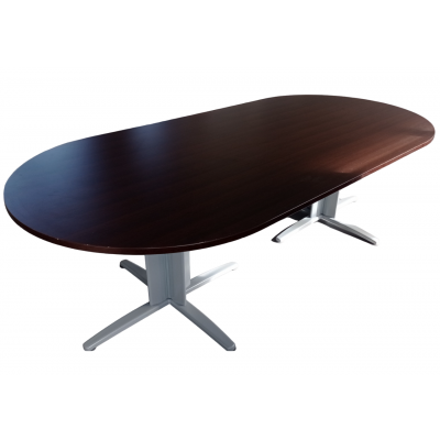 Table de réunion ovale SIGMA L250 Piétement Métal