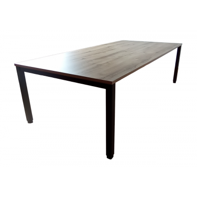 Table de réunion rectangle TEMPO L250 Piétement Métal