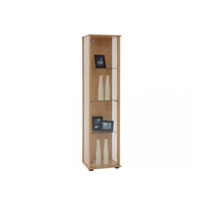 Vitrine 1 porte TAHAA chêne