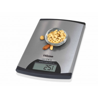 Balance de cuisine TRISTAR 5 KG gris